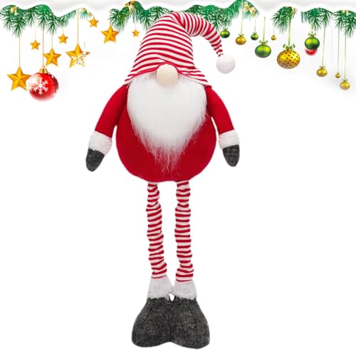 Wichtel Weihnachtsdekorationen | Teleskop-Fenster stehend Ornamente - Weihnachtsfreude , Handwerk Zubehör, Gestreifter Weihnachtsbaum Dekoration für Zuhause Tisch Wichtel Weihnachtsdekorationen | Teleskop-Fenster stehend Ornamente - Weihnachtsfreude , Handwerk Zubehör, Gestreifter Weihnachtsbaum Dekoration für Zuhause Tisch von Anulely