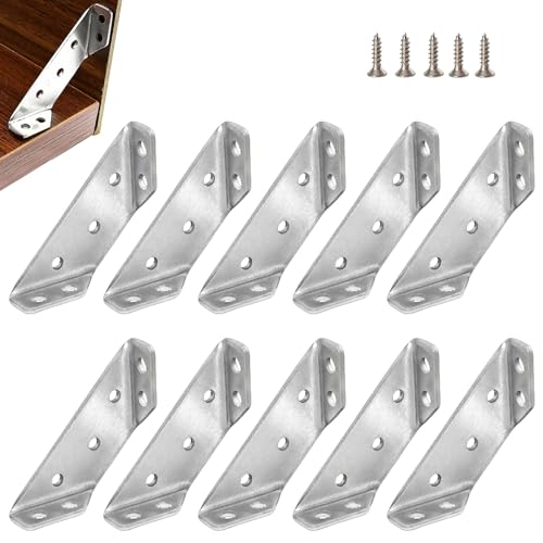 Winkel Eckwinkel - Regaleckverbinder, Schrankecke Schreibtisch Winkelhalterung mit Schrauben für Tisch Winkel Eckwinkel - Regaleckverbinder, Schrankecke Schreibtisch Winkelhalterung mit Schrauben für Tisch von Anulely