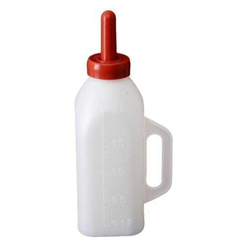 Ziegenflasche - 2L Nurser Flaschen für Lämmer und Kühe - Kalbmilch Fütterungsflasche, Bauernhofziegen Milch Feeder mit Griff, Viehbedarf für Weidetiere Ziegenflasche - 2L Nurser Flaschen für Lämmer und Kühe - Kalbmilch Fütterungsflasche, Bauernhofziegen Milch Feeder mit Griff, Viehbedarf für Weidetiere von Anulely