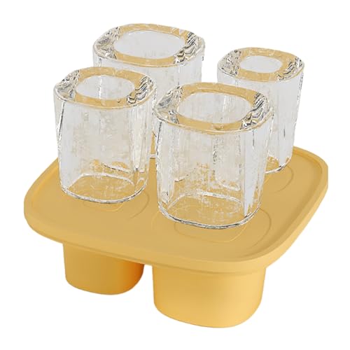 Zylinderförmige Eiswürfelform, 4 Mulden, hohle Silikonform mit Deckel, Küchenhelfer, Behälter für Tassen, 850 ml - 1134 ml Zylinderförmige Eiswürfelform, 4 Mulden, hohle Silikonform mit Deckel, Küchenhelfer, Behälter für Tassen, 850 ml - 1134 ml von Anulely