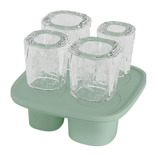 Zylinderförmige Eiswürfelform, leicht zu lösen, 4 Mulden, hohle Form mit Deckel, Behälter für Tassen, 850 ml - 1134 ml, Küchenhelfer für Zuhause, Camping, Party Zylinderförmige Eiswürfelform, leicht zu lösen, 4 Mulden, hohle Form mit Deckel, Behälter für Tassen, 850 ml - 1134 ml, Küchenhelfer für Zuhause, Camping, Party von Anulely
