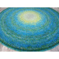 Runder Teppich, Teppich Boden Teppiche Handgefertigten Wolle Rug Tapis Ковер Tappeto Tæppe Mattateppe 地毯/カーペット Runder Teppich, Teppich Boden Teppiche Handgefertigten Wolle Rug Tapis Ковер Tappeto Tæppe Mattateppe 地毯/カーペット von AnuszkaDesign
