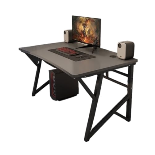Multifunktionstisch Computer-Desktop-Tisch, E-Sport-Tisch, Einfacher Moderner Tisch, Heimschreibtisch, Schlafzimmer, Studenten-Schreibtisch, Schreibtisch, Einfach Bed Side Table (Color : Black, Size von Anwat