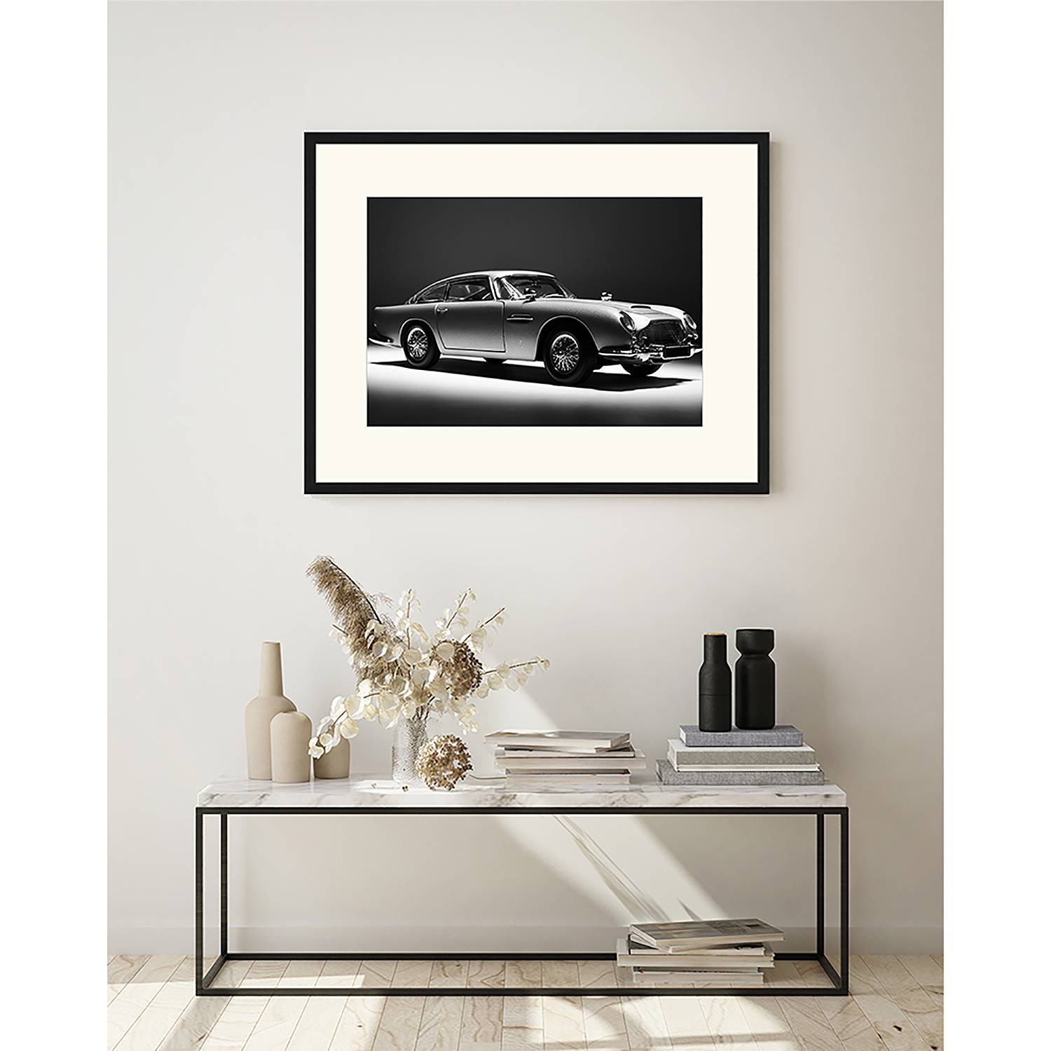 home24 Bild Aston Martin B5 Rahmen: Massivholz Buche, lackiert Abdeckung: Plexiglas Schwarz 93 x 73cm home24 Bild Aston Martin B5 Rahmen: Massivholz Buche, lackiert Abdeckung: Plexiglas Schwarz 93 x 73cm von home24