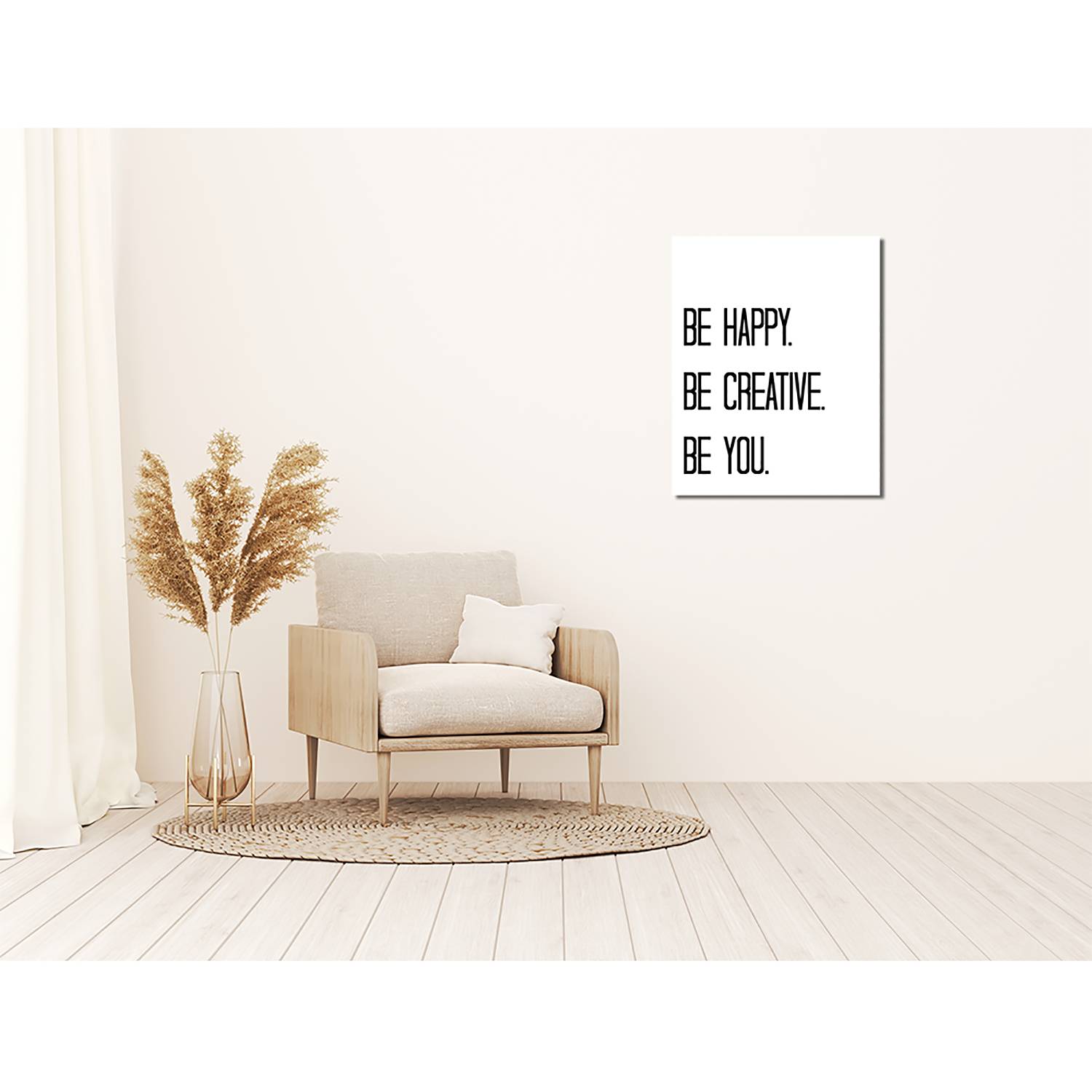 Bild Be Happy, Be Creative, Be YOU Bild Be Happy, Be Creative, Be YOU von Any Image