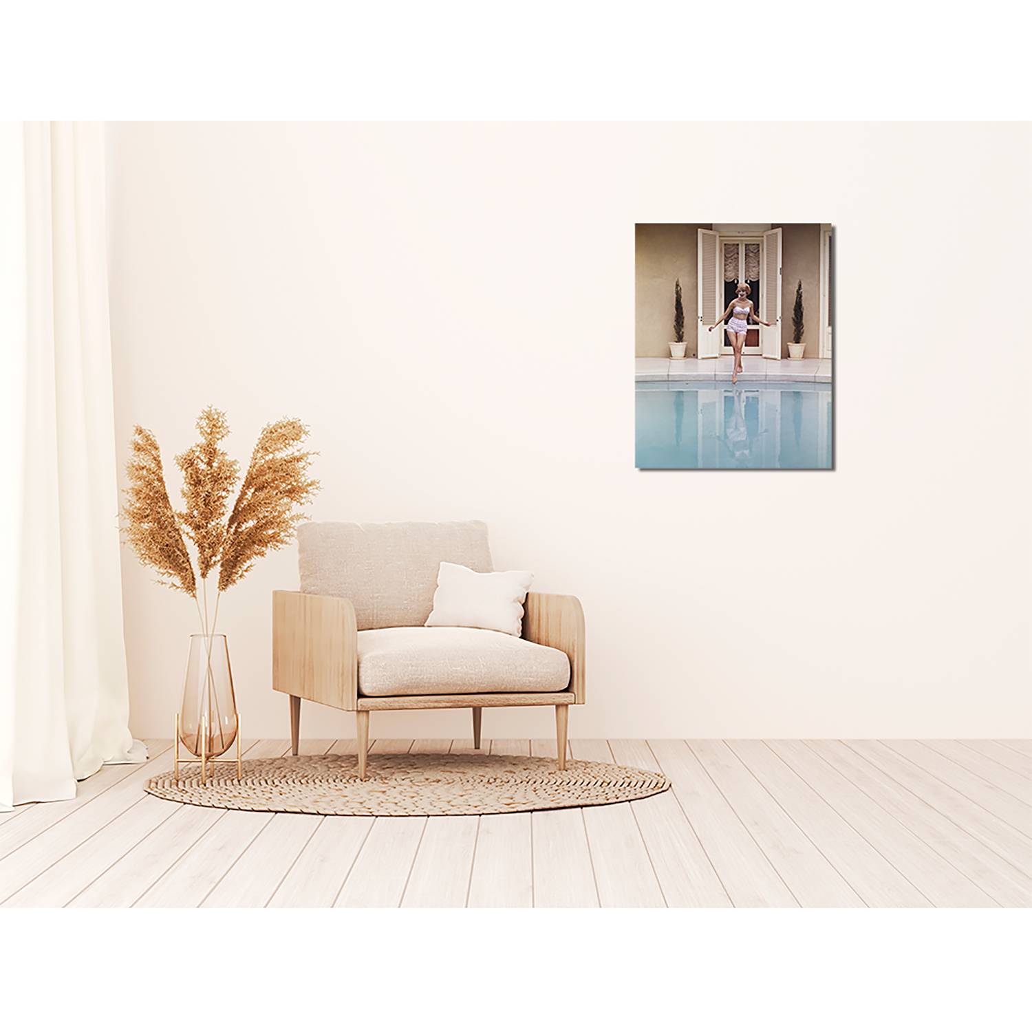 Bild Touching water with foot Bild Touching water with foot von Any Image