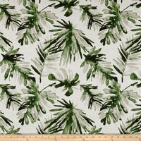 Palm Fronds Indoor/Outdoor Kissencover.green Und Offwhite von AnyarwotDesigns