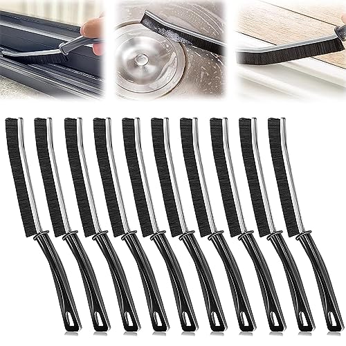 10 Stück Spaltreinigungsbürste,Hard-Bristled Crevice Cleaning Brush,Gap Cleaning Brush,Fugenreinigungsbürste,Multifunktionale Reinigungsbürste,Fensterrillen reinigungsbürste,Bürste Reinigung von Anyingkai