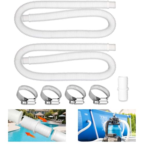 Anyingkai Ersatzschlauch Pool 32mm,Poolschlauch 32mm 1.5m,Poolpumpe Ersatzschlauch,Schwimmbadschlauch Ersatzschlauch,Ersatzschlauch für den Pool,Pool zubehör Schlauch 32mm,Pools Schlauch Zubehör von Anyingkai