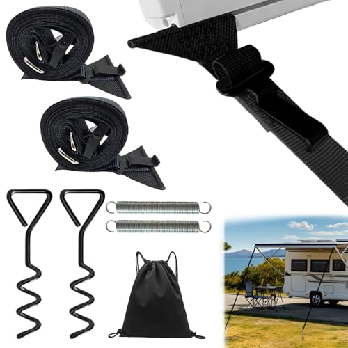 Sturmband Camping Markise,Sturmband für Vorzelt,Sturmsicherung Markise Wohnmobil,Abspanngurte Markise Wohnmobil, Sturmsicherung Vorzelt,Markise Abspannset,Wohnwagen hold down Side kit mit Sturmleine Sturmband Camping Markise,Sturmband für Vorzelt,Sturmsicherung Markise Wohnmobil,Abspanngurte Markise Wohnmobil, Sturmsicherung Vorzelt,Markise Abspannset,Wohnwagen hold down Side kit mit Sturmleine von Anyingkai