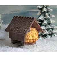 Abteilung 56 Scheune Mit Heu. Braune Dachscheune, Weihnachtsdorf Accessoire von AnythingDiscovered