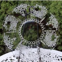 Antike Neue Martinsville Wikinger Geätzte Glas-Torte-Teller von AnythingDiscovered