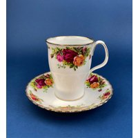 Royal Albert Teetasse Mit Unterteller. Tasse Größe Old Country Roses Kaffee/Tee Set. Hergestellt in England. Geschenk Für Mama. Sie von AnythingDiscovered