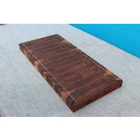 Nussbaum Hacken Block | End-Grain Metzger Schneidebrett Servierbrett Holzschneidebrett von AnzaArtisan
