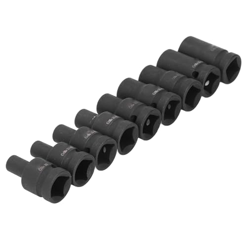 9-teiliges 1/5.1 cm Gewindebohrer-Steckschlüssel-Set, CrMolybdän-Stahl, ideal für elektrische pneumatische Handschraubendreher, hohe Festigkeit und lange Lebensdauer 9-teiliges 1/5.1 cm Gewindebohrer-Steckschlüssel-Set, CrMolybdän-Stahl, ideal für elektrische pneumatische Handschraubendreher, hohe Festigkeit und lange Lebensdauer von Aoaoy