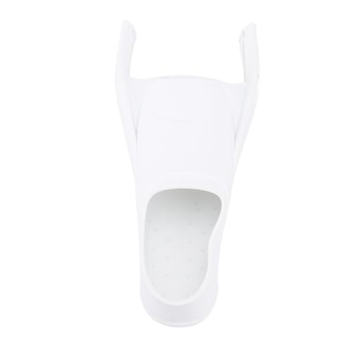 Aoaoy , Fußstütze, rutschfest, leicht, TPR für ein effizientes Tauchen mit Halterung für Schwimmer, weiß, S (XL (45-46)) von Aoaoy