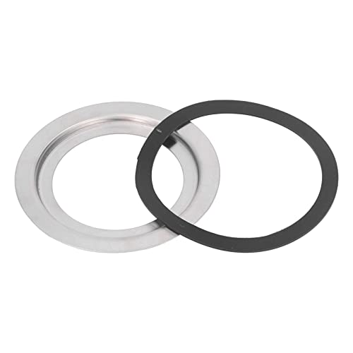 Aoaoy 140 -mm -Lebensmittelabfalladapter, Edelstahl -Küchenspüle -Dispagierzubehör, Gummi -Waschmaschine für den Austausch von Aoaoy