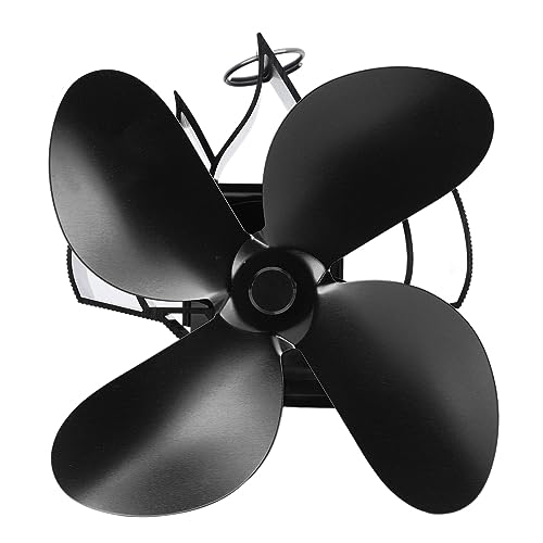 Aoaoy 4 Klingen Wandmontierter Herd -Lüfter, Wärmeantrieb Kaminventilator für Holzbaumbrenner, Selbst Erzeugender Energieeinsparung Leichter Heizungsventilator, Geeignet für Camping- und Hausheizung Aoaoy 4 Klingen Wandmontierter Herd -Lüfter, Wärmeantrieb Kaminventilator für Holzbaumbrenner, Selbst Erzeugender Energieeinsparung Leichter Heizungsventilator, Geeignet für Camping- und Hausheizung von Aoaoy