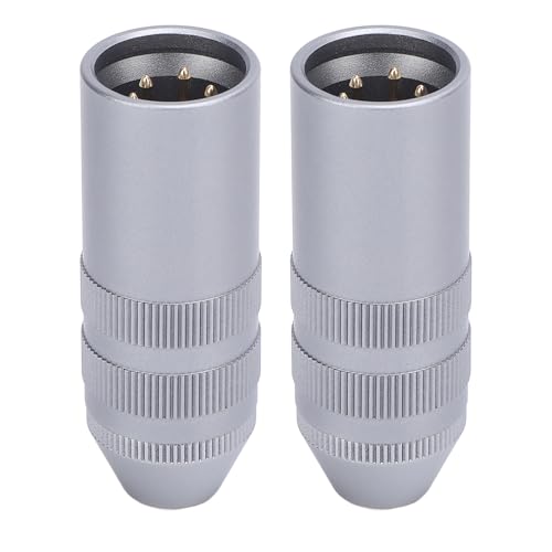 Aoaoy 4 Pins XLR bis 4 mm, maximale Leitfähigkeit, Signalklarheit, nahtlose Klangverbindungen, robuste Metallstruktur, Steck- und Spielfunktionalität von Aoaoy