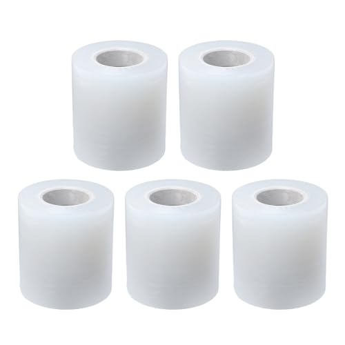 Aoaoy 5 Stück Selbstklebendes Transparentes Veredelungsband Folie, 7 cm PE-Klebeband für Pflanzenpflege, Pflanzenreparaturband für Gartenbündelung, Verpackung Aoaoy 5 Stück Selbstklebendes Transparentes Veredelungsband Folie, 7 cm PE-Klebeband für Pflanzenpflege, Pflanzenreparaturband für Gartenbündelung, Verpackung von Aoaoy