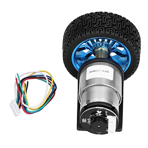 Aoaoy 6.3: 1 bis 810: 1 Set mit Magnet-Coder-Motor, hohe Drehung, DC 12 V für Auto, intelligentes Basteln, Balance mit Welle aus Messing, Wicklung in (1000 Stück) von Aoaoy