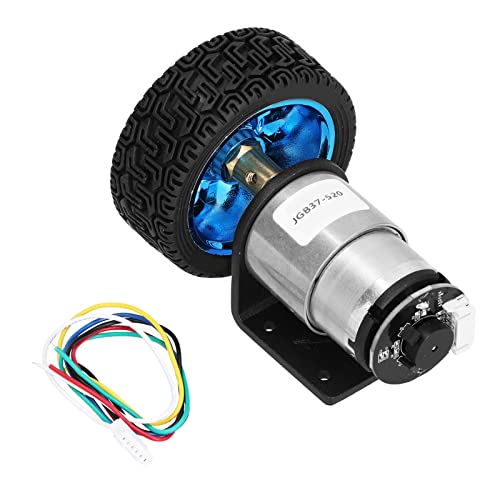 Aoaoy 6.3: 1 bis 810: 1 Set mit Magnet-Coder-Motor mit hoher Drehung, DC 12 V für intelligentes Auto, DIY, Balance mit Welle aus Messing, Aufwicklung in (37 TR Aoaoy 6.3: 1 bis 810: 1 Set mit Magnet-Coder-Motor mit hoher Drehung, DC 12 V für intelligentes Auto, DIY, Balance mit Welle aus Messing, Aufwicklung in (37 TR von Aoaoy