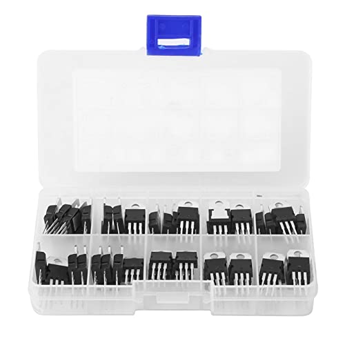 Aoaoy 60pcs 10 Werte L7805CV LM317t Transistor Sortiment Kit Set mit Aufbewahrungsbox Werte Nte 36 Transistor Aoaoy 60pcs 10 Werte L7805CV LM317t Transistor Sortiment Kit Set mit Aufbewahrungsbox Werte Nte 36 Transistor von Aoaoy