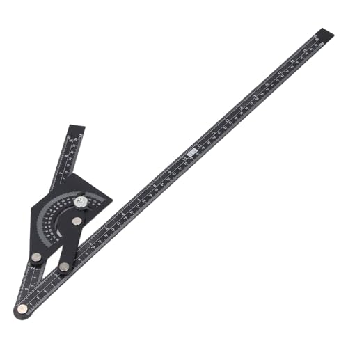 Aoaoy Aluminium Universal Bevel Winkelmesser, Winkel Finder Goniometer für Holz Bearbeitungs Werkzeug von Aoaoy
