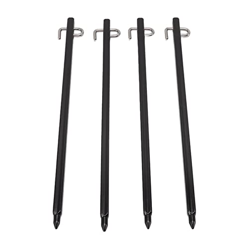 Aoaoy Aluminiumlegierung Zelt -Pfahl -Set, Leichter Kompakter Camping -Peg mit Hangloch, 4 -Pack -Metall -Zeltspitze für den Außenbereich, 60 Grad Taper End Aoaoy Aluminiumlegierung Zelt -Pfahl -Set, Leichter Kompakter Camping -Peg mit Hangloch, 4 -Pack -Metall -Zeltspitze für den Außenbereich, 60 Grad Taper End von Aoaoy