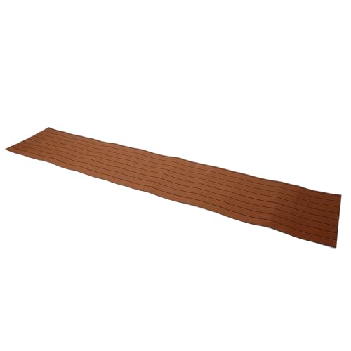 Aoaoy Bodenmatte aus EVA-Schaum mit hoher Dichte, rutschfestes Terrassenblatt für Yachten, Motorboote, Wohnmobile, mit einfacher Installation (240 x 45 cm) von Aoaoy