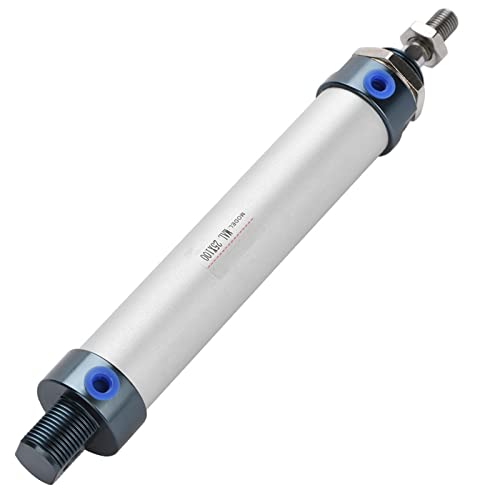 Aoaoy Bore, 25 mm, 100 mm, einfacher Schaft, Mini-pneumatischer Luftzylinder, doppelte Wirkung, pneumatischer kleiner Pneumatikzylinder von Aoaoy