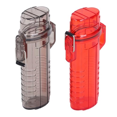 Aoaoy Camping Kunststoff Wasserschutz Pocket Storage Organizer, 2 Stück, tragbarer Behälter mit luftdichtem Deckel und Gummidichtung für Reisen im Freien, geeignet für kleine Gegenstände von Aoaoy
