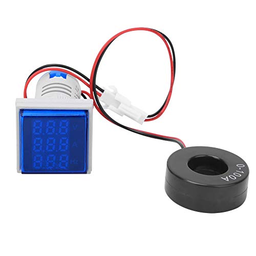 Aoaoy Digitales Multifunktions-Messgerät, Spannungsprüfer mit großer 3-stelliger LED, Spannungsfrequenzanzeige, tragbar, einfache Bedienung für AC 60 – 500 V, Blau Aoaoy Digitales Multifunktions-Messgerät, Spannungsprüfer mit großer 3-stelliger LED, Spannungsfrequenzanzeige, tragbar, einfache Bedienung für AC 60 – 500 V, Blau von Aoaoy