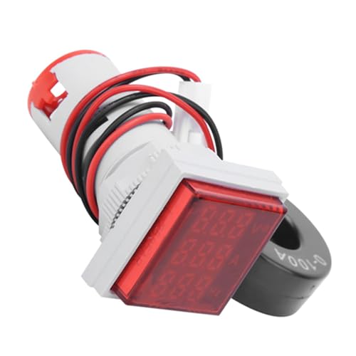Aoaoy Digitales Multifunktions-Messgerät, Spannungsprüfer mit großer 3-stelliger LED, Spannungsfrequenzanzeige, tragbar, einfache Bedienung für AC 60 – 500 V, Rot Aoaoy Digitales Multifunktions-Messgerät, Spannungsprüfer mit großer 3-stelliger LED, Spannungsfrequenzanzeige, tragbar, einfache Bedienung für AC 60 – 500 V, Rot von Aoaoy