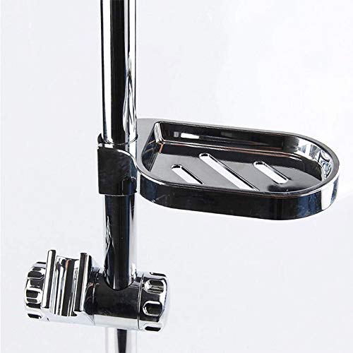 Aoaoy Dusch-Duschhalterung, 25 mm, Ersatz-Handbrausehalterung für Gleitstange, verstellbar, beschichtet, Badezimmer-Rohr-Duschkopfhalter (1) von Aoaoy