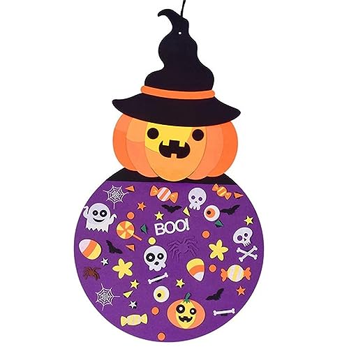 Aoaoy Feel Witch Pumpkin Hängeeinrichtung, Bastelzubehör für Kinder, sicher und wiederverwendbar, im Freien von Aoaoy