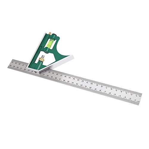 Aoaoy Kombinationslineal, quadratisch, multifunktional, 45/90 Grad mit Wasserwaage Aoaoy Kombinationslineal, quadratisch, multifunktional, 45/90 Grad mit Wasserwaage von Aoaoy