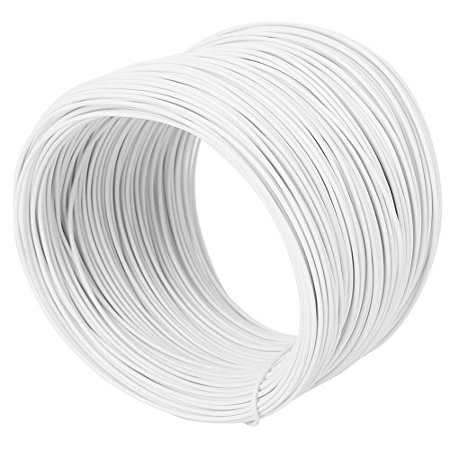 Aoaoy Krawatte aus verzinktem Eisendraht, weiß, für Weinzweige, 0,55 mm, 100 m lang Aoaoy Krawatte aus verzinktem Eisendraht, weiß, für Weinzweige, 0,55 mm, 100 m lang von Aoaoy