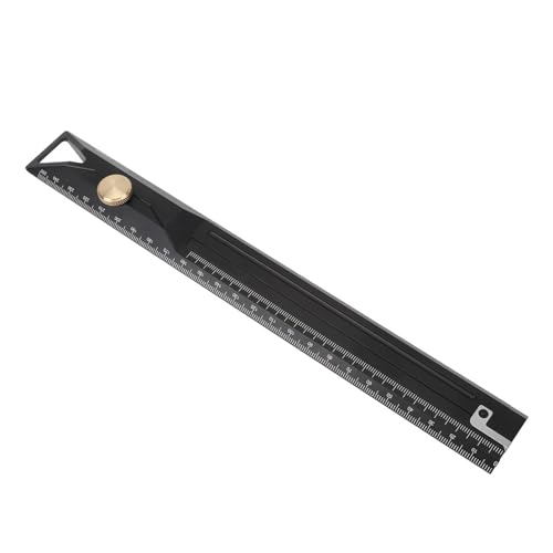 Aoaoy Lineal aus Aluminiumlegierung, 25 cm, gerade, Metalllineal, Werkzeug zum Zeichnen von Holzarbeiten, Schreiben mit präziser Skala Aoaoy Lineal aus Aluminiumlegierung, 25 cm, gerade, Metalllineal, Werkzeug zum Zeichnen von Holzarbeiten, Schreiben mit präziser Skala von Aoaoy