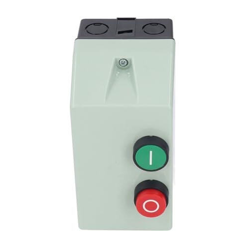 Aoaoy Magnetschalter, 3 kW, einphasig, 220/230 V, Flammenhemmend, Überlastung 9 – 13 A, manuelle Rückstellung, magnetische Startbox IP55 für Motoren, ABS-Gehäuse von Aoaoy