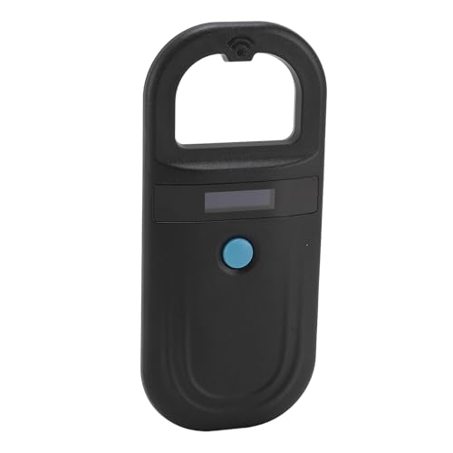Aoaoy Mikrochip-Scanner für Haustiere, wiederaufladbar, mit Lesung mit doppelter Frequenz, USB-Schnittstelle, tragbarer PET-Tag-Lesegerät für Hunde und Katzen (schwarz) von Aoaoy