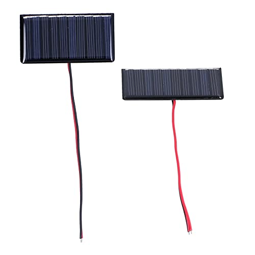 Aoaoy Mikrosolarzellenmodul für Heimwerker, hohe Umwandlungsrate, Solarpanel-Modul, 68 x 36 mm, 0,3 W, 5 V, einfache Installation, geeignet für kleine Solarsysteme, Länge: von Aoaoy