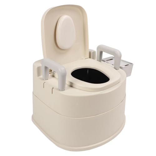 Aoaoy Nachteile der Kommode Toilette für Erwachsene Verstellbare Hbedside Commode Toilette für Einstellbare Höhe Erwachsene mit Griffen Tragbarer Nacht (Typ 1) von Aoaoy