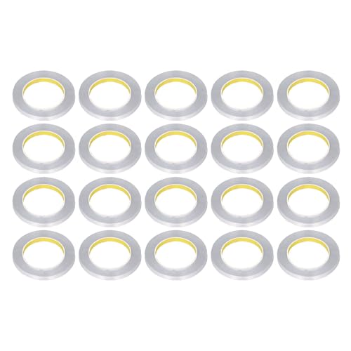 Aoaoy Packung mit 20 transparenten doppelseitigen Acrylbändern für die Wandmontage, Fotoposter, Partydekorationen – starker Klebstoff auf 2 Seiten von Aoaoy