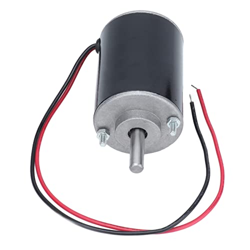 Aoaoy Permanenter Magnetstrommotor, Elektromotor mit hoher Geschwindigkeit, kompatibel mit hoher Geschwindigkeit, für Rasenmäher CW CCW, 26 mm, Wellenlänge (12 V 3500 Rev) von Aoaoy