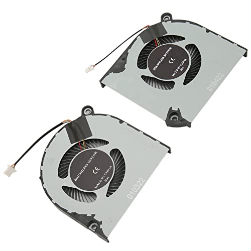 Aoaoy Prozessorlüfter 4-polig für 5, ABS Aluminium Legierung GPU Lüfter, einfache Installation für Laptops AN515 43, AN515 54 (CPU + GPU) von Aoaoy