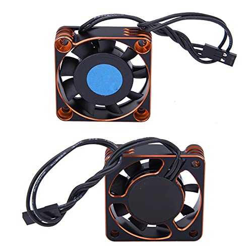 Aoaoy RC -Auto Motorkühlungslüfter Heizkörper -Werkzeug Hochgeschwindigkeit 16000 U/Min 40 X 40 X 10 Mm 4068 Ersatzteile, Effektive Wärme -Dissipation Bürstenloser Modellkühler (Gold) von Aoaoy