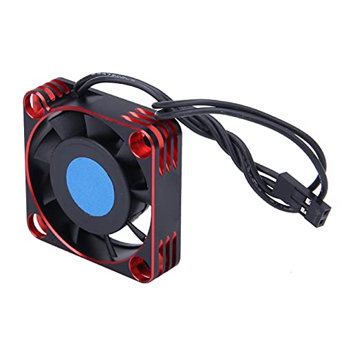 Aoaoy RC -Auto Motorkühlungslüfter Heizkörper -Werkzeug Hochgeschwindigkeit 16000 U/Min 40 X 40 X 10 Mm 4068 Ersatzteile, Effektive Wärme -Dissipation Bürstenloser Modellkühler (Rot) von Aoaoy