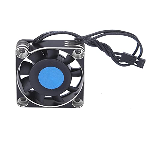 Aoaoy RC -Auto Motorkühlungslüfter Heizkörper -Werkzeug Hochgeschwindigkeit 16000 U/Min 40 X 40 X 10 Mm 4068 Ersatzteile, Effektive Wärme -Dissipation Bürstenloser Modellkühler (Silber) von Aoaoy