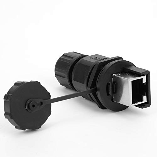 Aoaoy RJ45 Ethernet-Stecker, 180 °, RJ45-Adapter, Schwarz, Outdoor, 8-polig, Koppler, IP67 Aoaoy RJ45 Ethernet-Stecker, 180 °, RJ45-Adapter, Schwarz, Outdoor, 8-polig, Koppler, IP67 von Aoaoy
